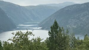 on the train to Narvik